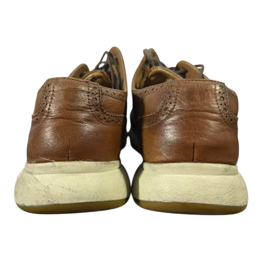 Florsheim Work Comfortech Shoes Men's Size 11.5 D Lace Up Oil Resisting Brown